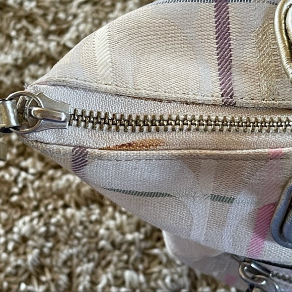 Coach Poppy Tattersall Signature Plaid Tote - Picture 4 of 15